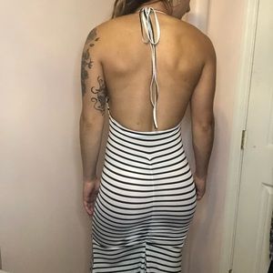 Maxi Striped Mermaid Sundress